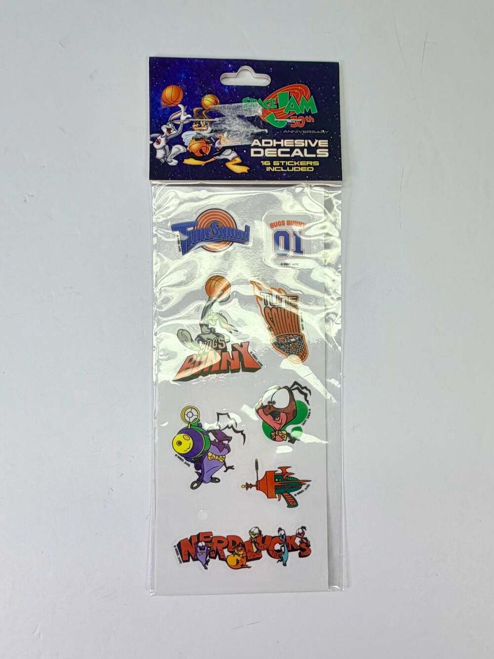 Space Jam 30th Anniversary Adhesive Decals 16-Sticker Sheet